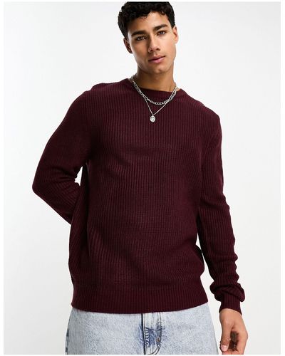 Jack & Jones Crew Neck Jumper - Red