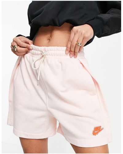 Nike Pantalones cortos rosa perla