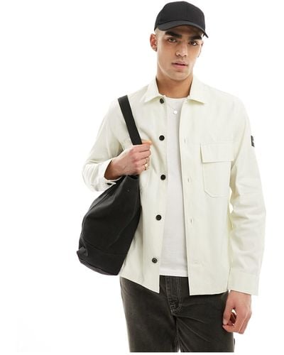 Calvin Klein Camicia giacca - Bianco