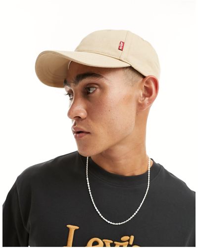 Levi's Cappellino color crema con logo - Bianco