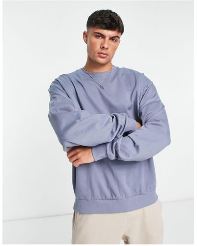 ASOS Super Oversized Sweatshirt - Blauw