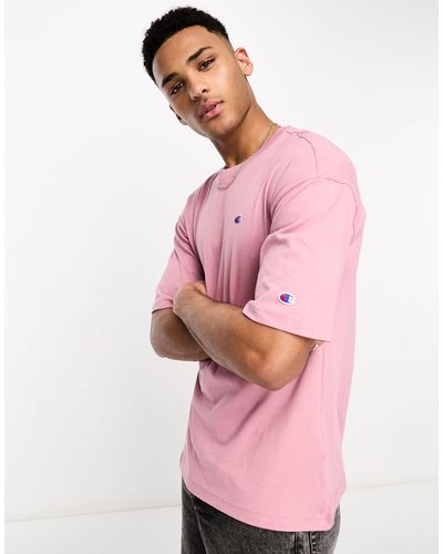 Champion Reverse Weave - Premium - T-shirt - Roze