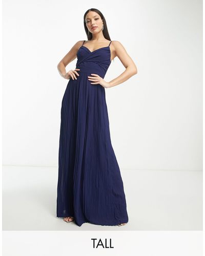 Tfnc Blue Bridesmaid Dress Spring Wedding Wedding Guest Dresses Tfnc  Wedding Dress Dress For