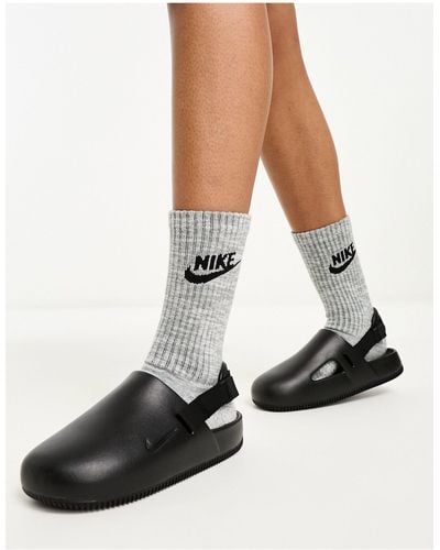 Nike Mules negras calm - Blanco