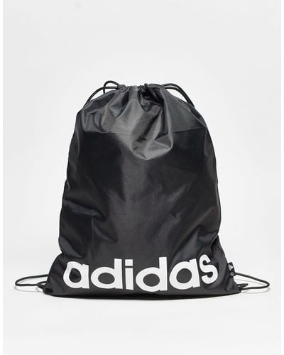 adidas Originals Adidas Sports Style Drawstring Gym Bag - Black