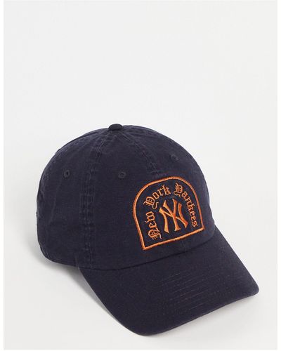 KTZ Uniseks Pet Met 9twenty New York Yankees-borduursel - Blauw