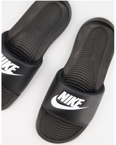 Nike Victori One - Slippers - Zwart