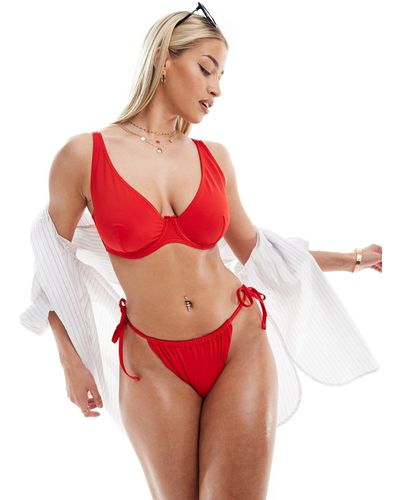 ASOS – größere brust – maya – mix and match – bikinioberteil - Rot