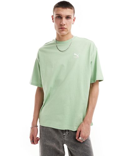 PUMA – classics – oversize-t-shirt - Grün