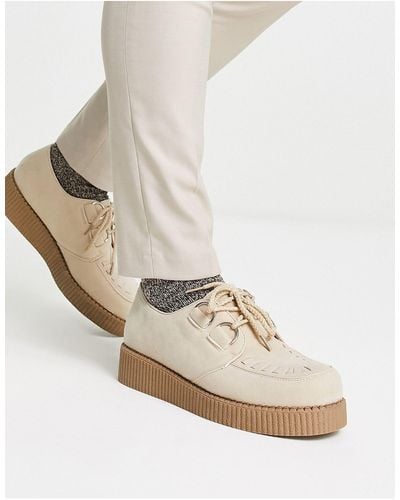 Truffle Collection Creepers Met Veters - Wit