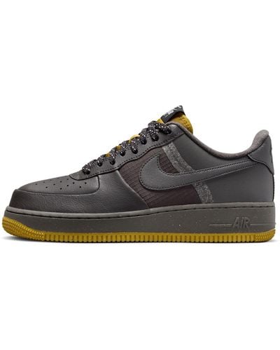 Nike Air force 1 '07 - sneakers nere e marroni - Marrone