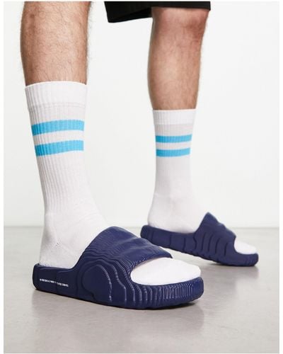 adidas Originals Adilette 22 - Slippers - Blauw