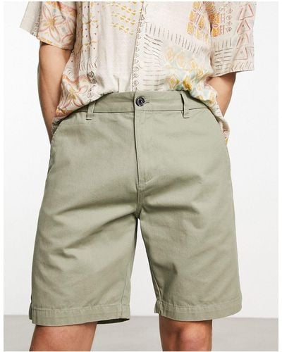 New Look – chino-shorts - Grün