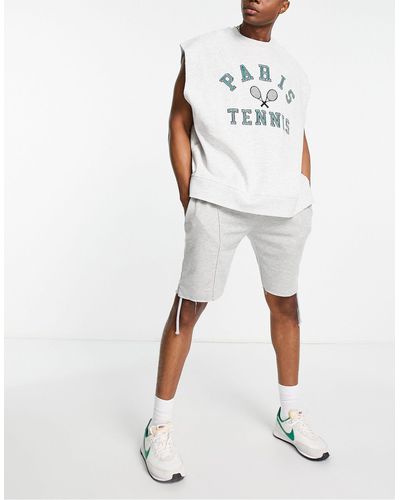 American Stitch Co-ord Jersey Shorts - White