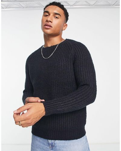 French Connection Chunky Twist Jumper - Blue
