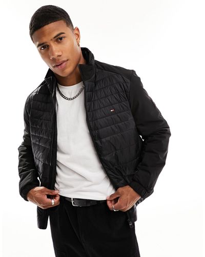 Tommy hilfiger clearance mixed media jacket