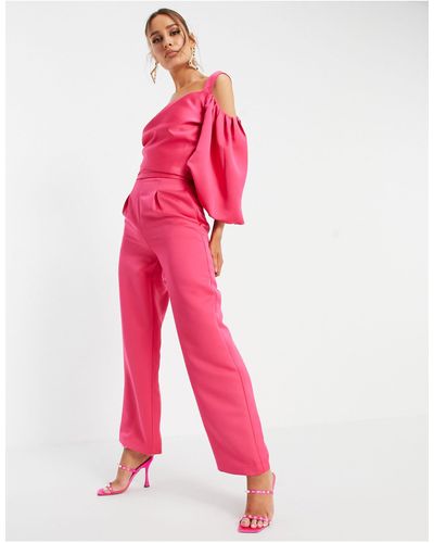 Yaura Tailored Trouser Co-ord - Pink