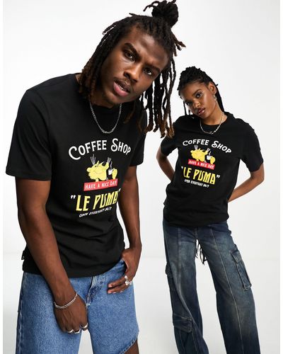 PUMA Coffee Shop 'le ' Graphic T-shirt - Black