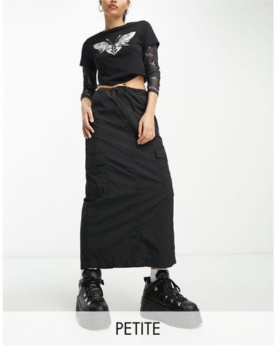 New Look Falda larga negra - Negro