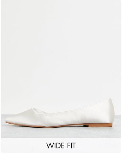 ASOS Wide Fit Virtue D'orsay Pointed Ballet Flats - Multicolor