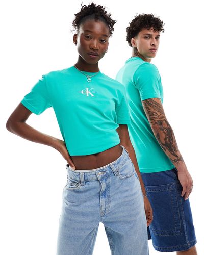 Calvin Klein Camiseta unisex - Azul