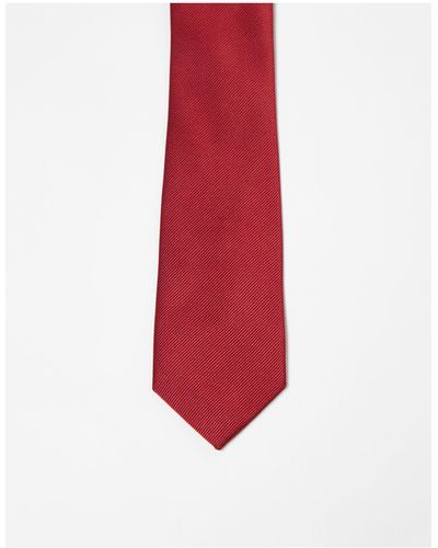 ASOS Cravatta sottile rossa - Rosso