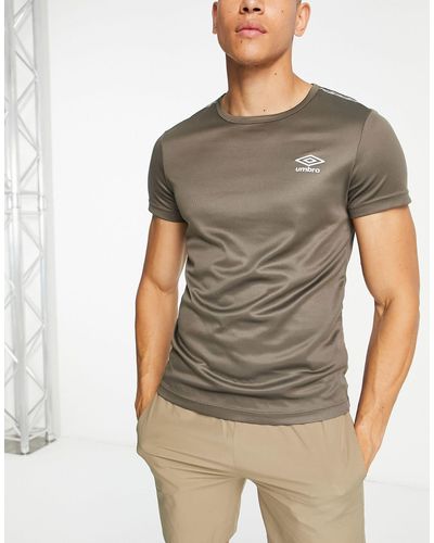 Umbro Fitness - T-shirt Van Mesh - Grijs