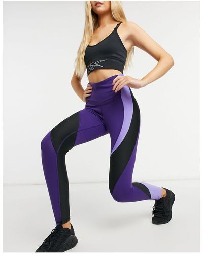 Reebok Training - lux - legging taille haute - Violet
