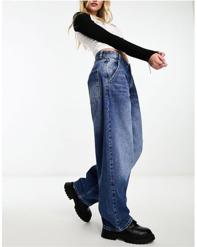Bershka-Jeans met rechte pijp voor dames | Online sale met kortingen tot  50% | Lyst NL