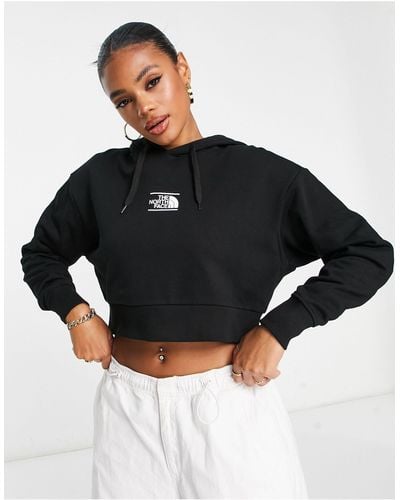 The North Face Dome At Centre Cropped Hoodie - Black