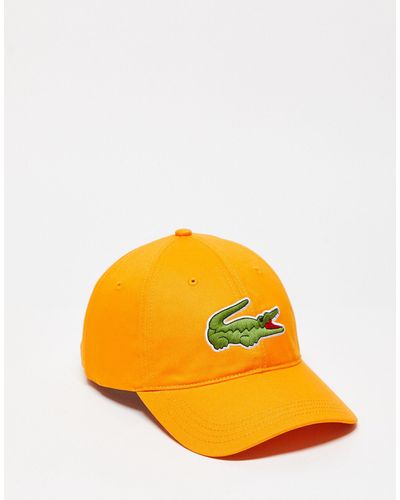 Lacoste Cappellino con logo - Arancione