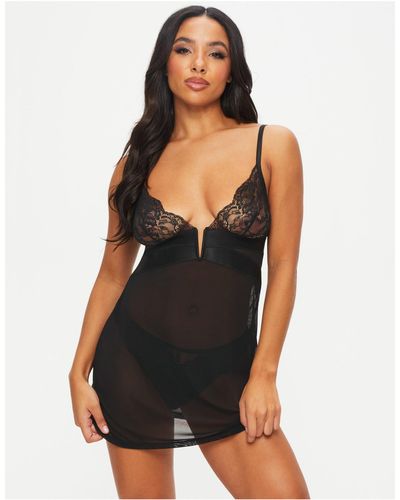 Ann Summers Gracious Chemise - Black