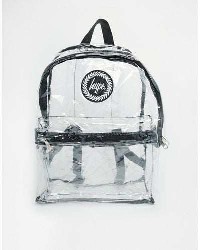 Hype Transparent Backpack - Grey