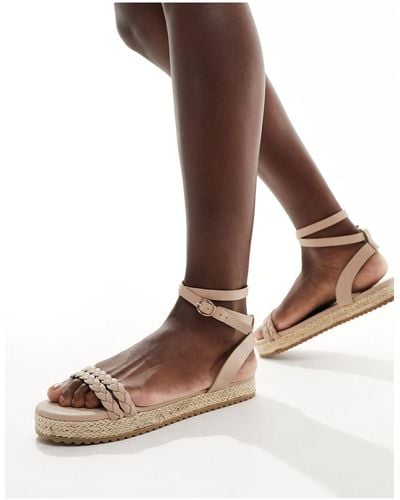 French Connection Flat Sandals - Brown