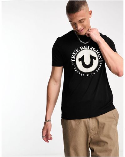 True Religion T-shirt - Zwart