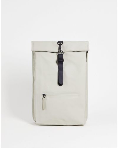 Rains Rolltop Backpack - White