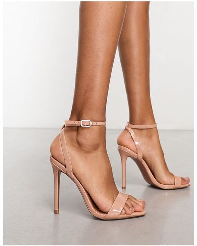 ASOS Neva Barely There Heeled Sandals - Blue