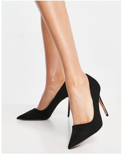 ASOS Penza Pointed High Heeled Court Shoes - Black