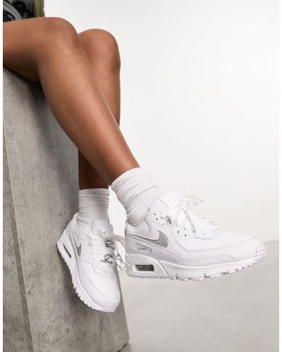 Nike Air Max 90 Trainers - White