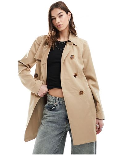 ONLY – trenchcoat - Natur