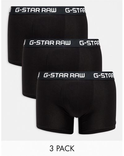 G-Star RAW Raw 3 Pack Boxers - Black