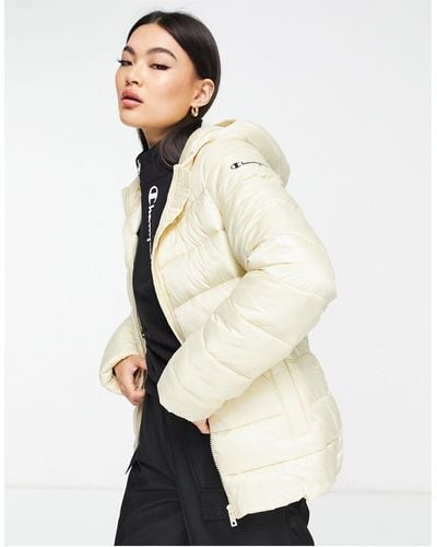 Champion Fitted Puffer Jacket - White