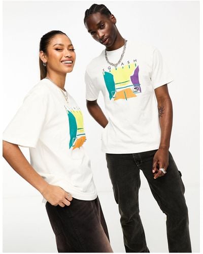 PUMA Squash Archive Graphic Print T-shirt - White