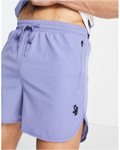 South Beach Polyester Shorts - Blauw
