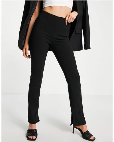 & Other Stories Polyester Blend Stretch Trousers - Black