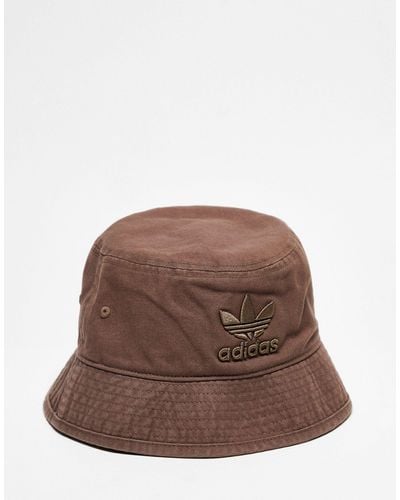 adidas Originals Trefoil Bucket Hat - Brown