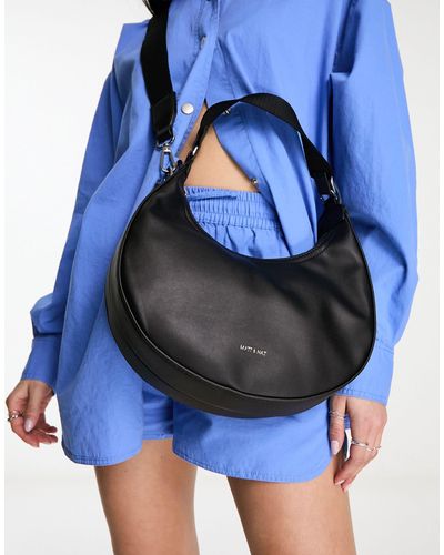 Matt & Nat Serena - sac porté épaule en similicuir - Bleu
