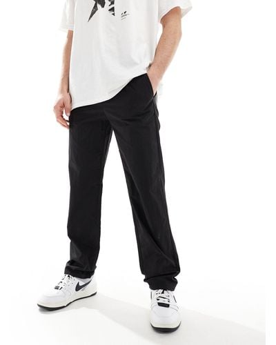 Only & Sons Loose Fit Tech Trouser - Black