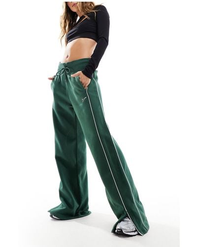Nike Streetwear Oversized Fleece Wide Leg jogger - Green