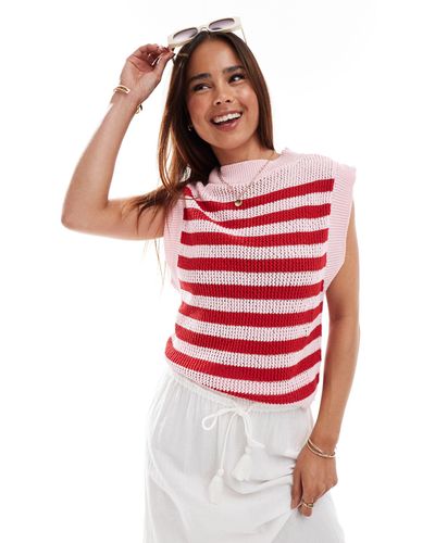 ASOS Knitted Tank - Red